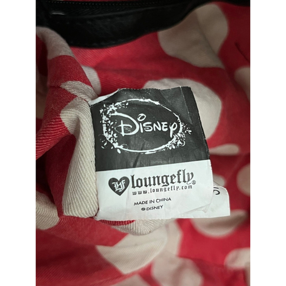 Loungefly Disney Minnie Mouse Tote Bag White Red - Picture 8 of 8